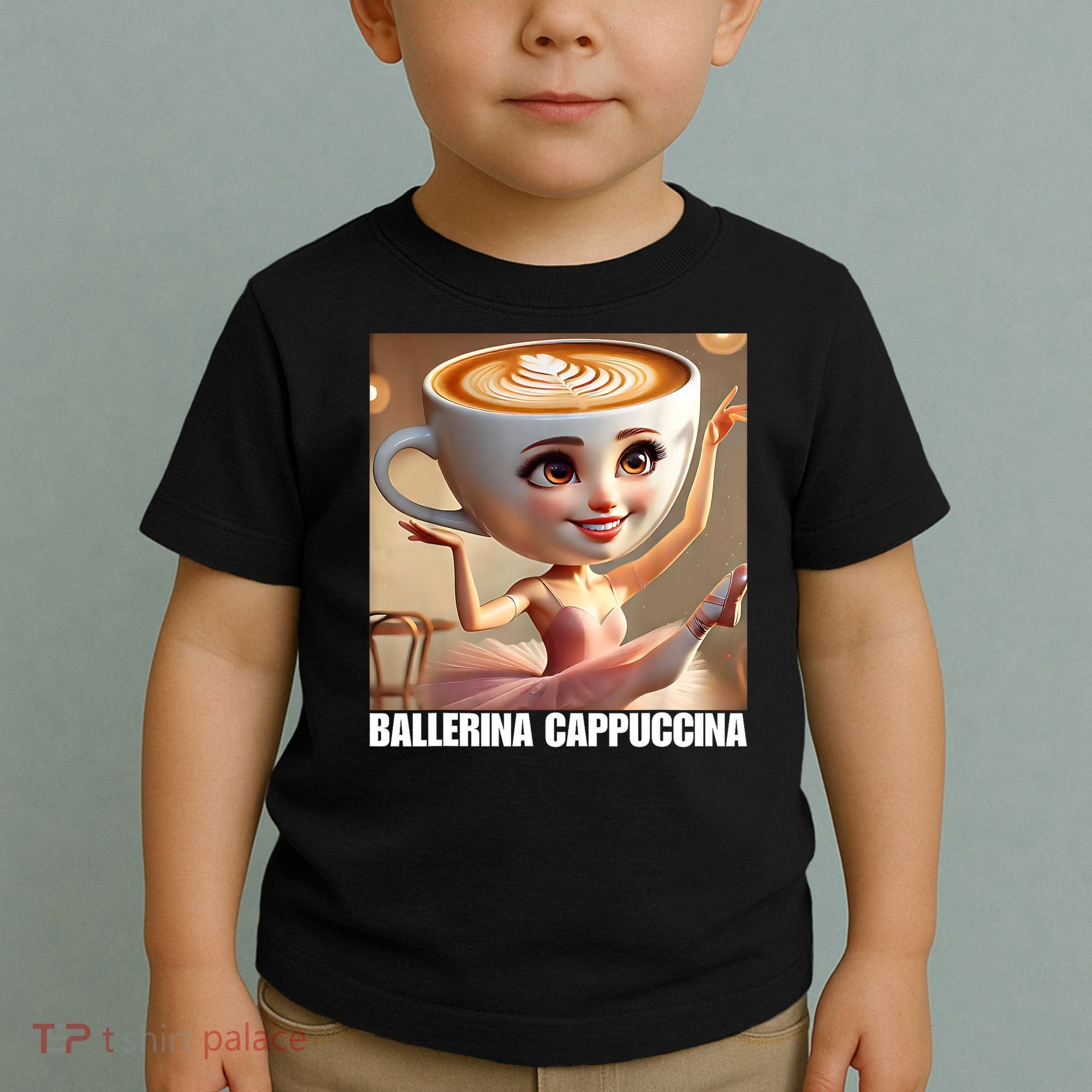 Ballerina Cappuccina - Italian Brainrot Meme  Toddler T-Shirt