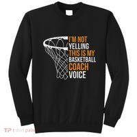 Basketball Coach IM Not Yelling Basketball Coach Voice Sweatshirt thumb 0