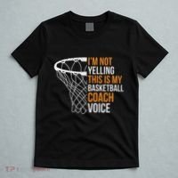 Basketball Coach IM Not Yelling Basketball Coach Voice T-Shirt thumb 5