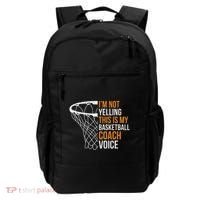 Basketball Coach IM Not Yelling Basketball Coach Voice Backpack thumb 0