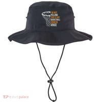 Basketball Coach IM Not Yelling Basketball Coach Voice Bucket Hat thumb 0