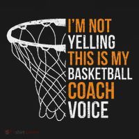 Basketball Coach IM Not Yelling Basketball Coach Voice Women's Hoodie thumb 2