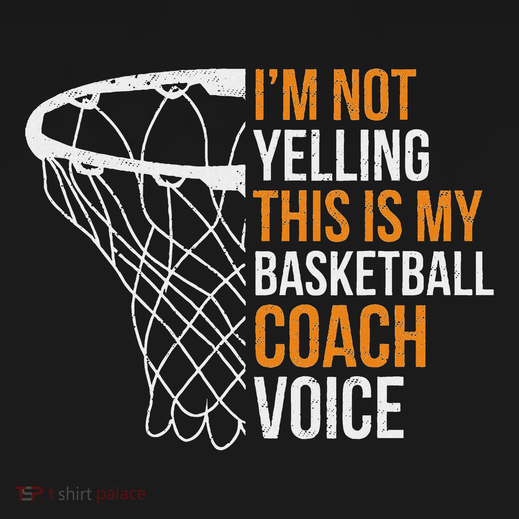 Basketball Coach IM Not Yelling Basketball Coach Voice Women's Tank Top