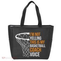 Basketball Coach IM Not Yelling Basketball Coach Voice Tote Bag thumb 0