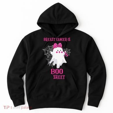 Breast Cancer Is Boo Sheet Halloween Ghost Hoodie