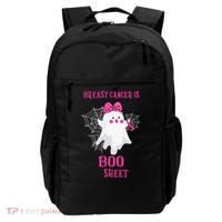 Breast Cancer Is Boo Sheet Halloween Ghost Backpack thumb 0