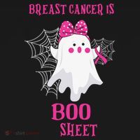 Breast Cancer Is Boo Sheet Halloween Ghost Women's Hoodie thumb 2