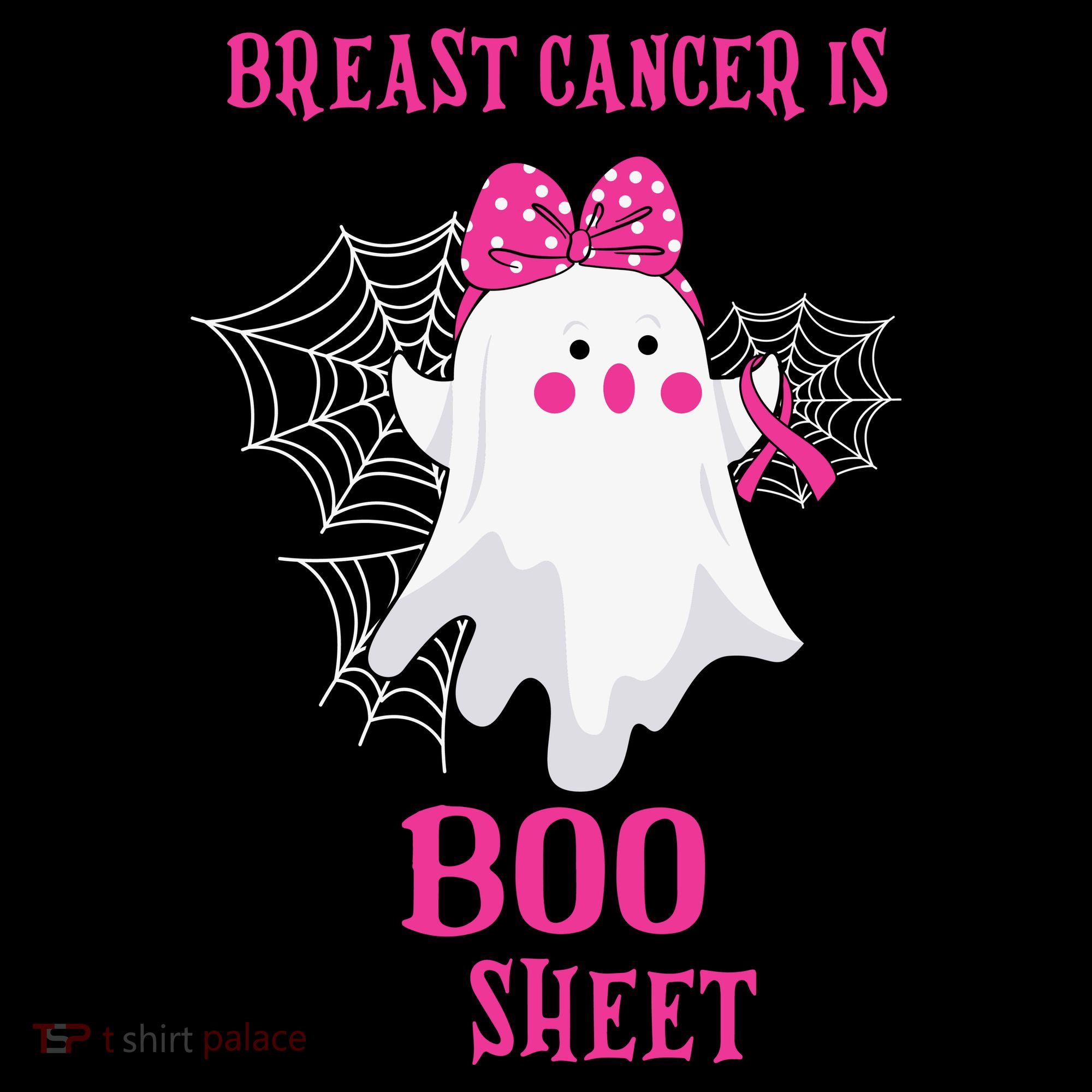 Breast Cancer Is Boo Sheet Halloween Ghost Women's Hoodie