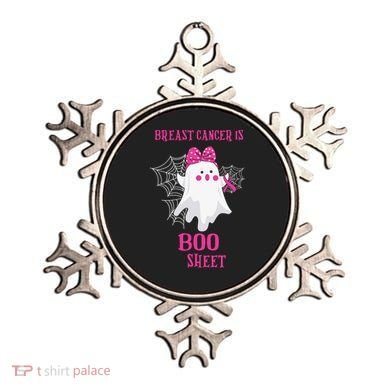 Breast Cancer Is Boo Sheet Halloween Ghost Ornament