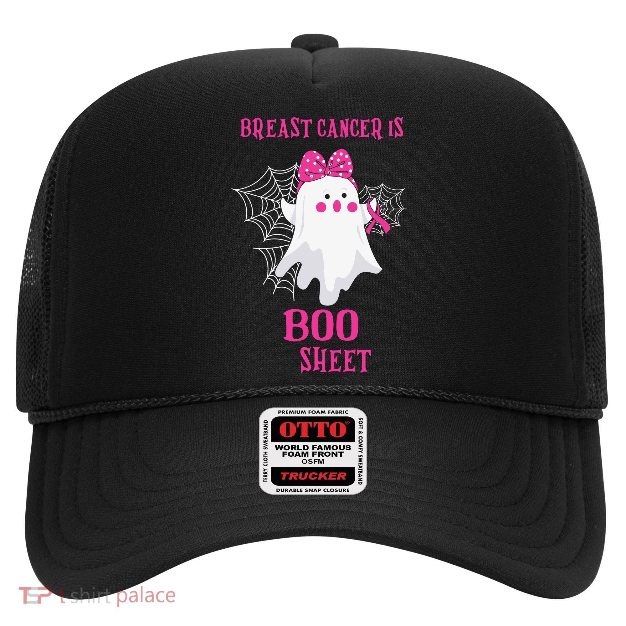 Breast Cancer Is Boo Sheet Halloween Ghost Hat