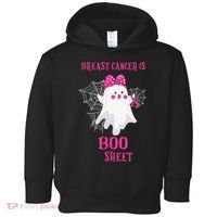 Breast Cancer Is Boo Sheet Halloween Ghost Toddler Hoodie thumb 0