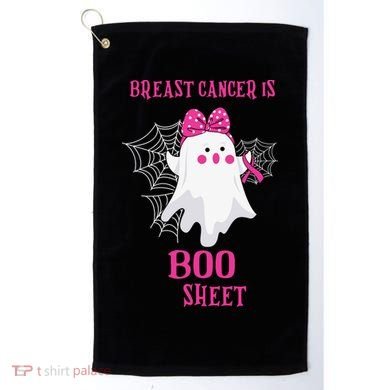 Breast Cancer Is Boo Sheet Halloween Ghost Golf Towel