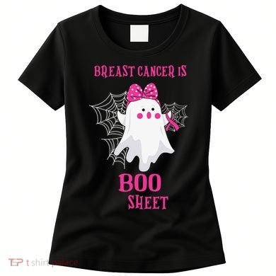 Breast Cancer Is Boo Sheet Halloween Ghost Women's T-Shirt