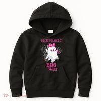 Breast Cancer Is Boo Sheet Halloween Ghost Kids Hoodie thumb 0