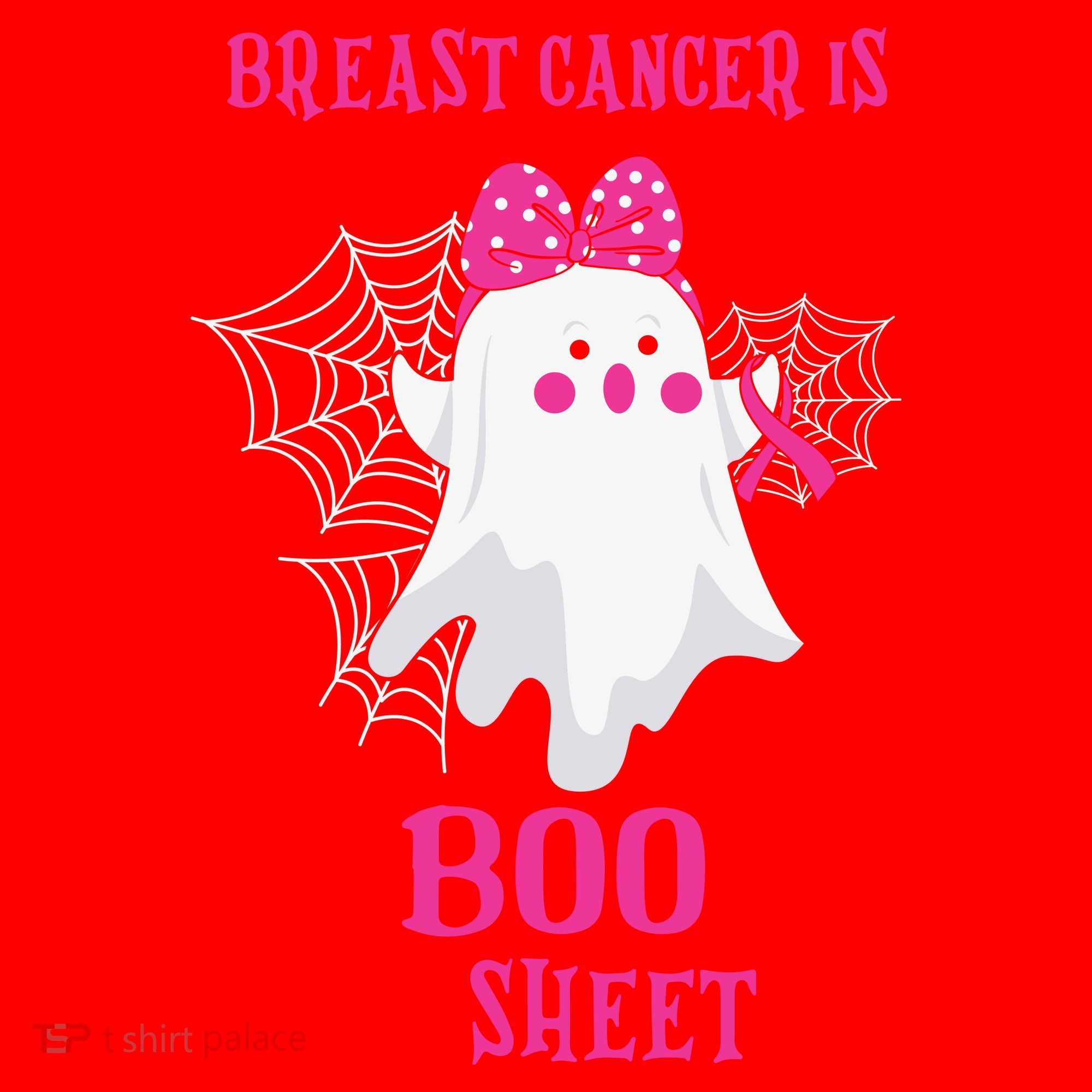 Breast Cancer Is Boo Sheet Halloween Ghost Santa Hat