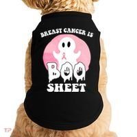 Breast Cancer Is Boo Sheet Funny Ghost Doggie Tank thumb 0