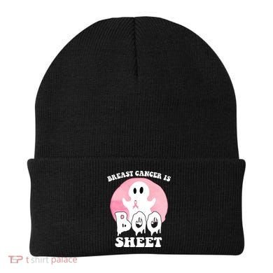 Breast Cancer Is Boo Sheet Funny Ghost Beanie