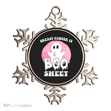 Breast Cancer Is Boo Sheet Funny Ghost Ornament