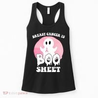 Breast Cancer Is Boo Sheet Funny Ghost Women's Tank Top thumb 0