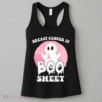 Breast Cancer Is Boo Sheet Funny Ghost Women's Tank Top thumb 3