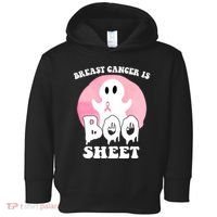 Breast Cancer Is Boo Sheet Funny Ghost Toddler Hoodie thumb 0