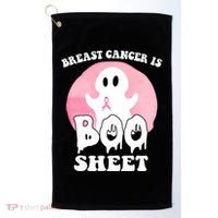 Breast Cancer Is Boo Sheet Funny Ghost Golf Towel thumb 0