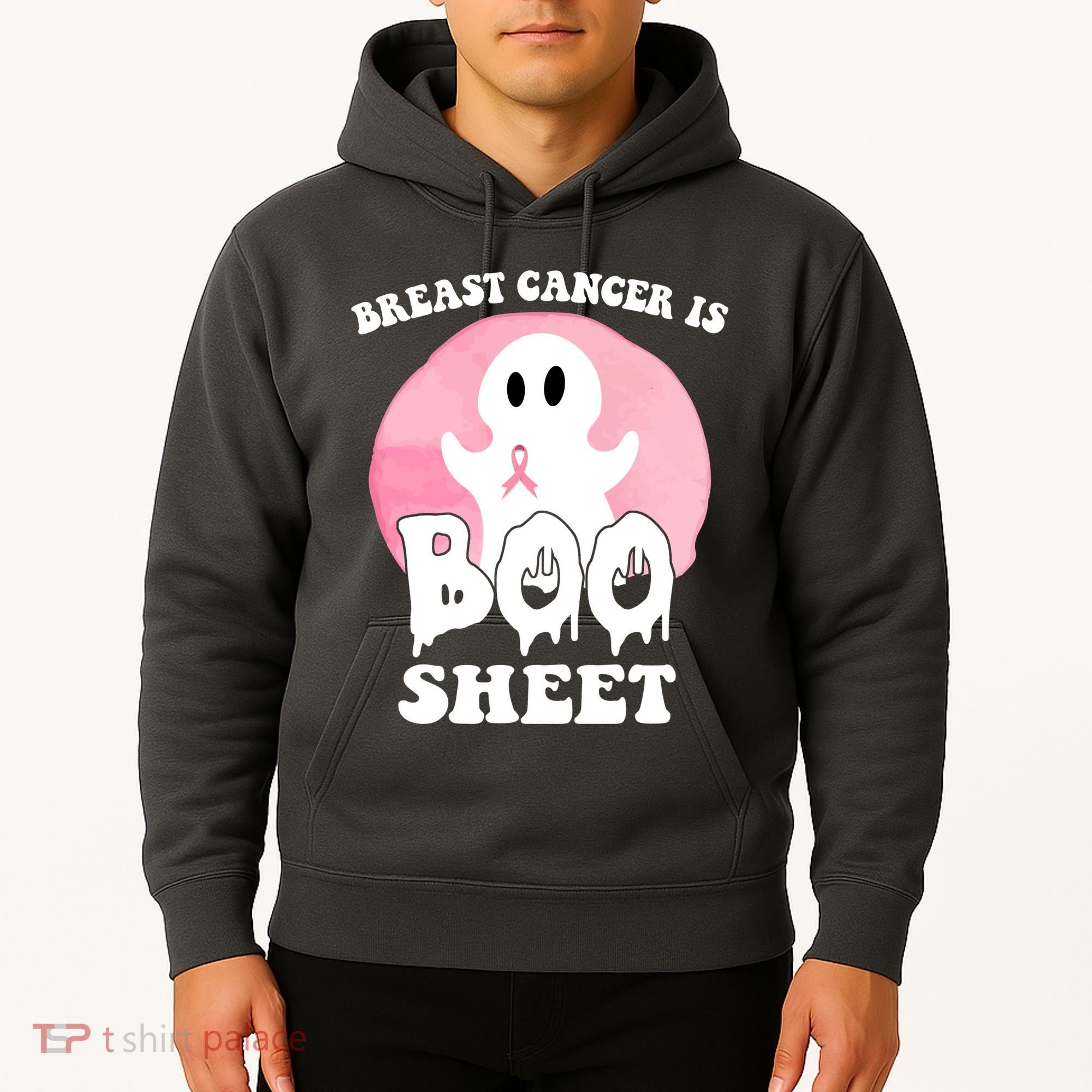 Breast Cancer Is Boo Sheet Funny Ghost Hoodie