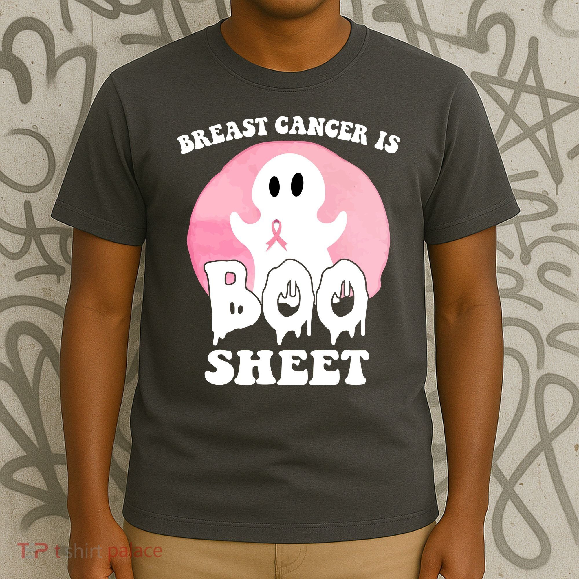 Breast Cancer Is Boo Sheet Funny Ghost T-Shirt