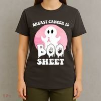 Breast Cancer Is Boo Sheet Funny Ghost T-Shirt thumb 4