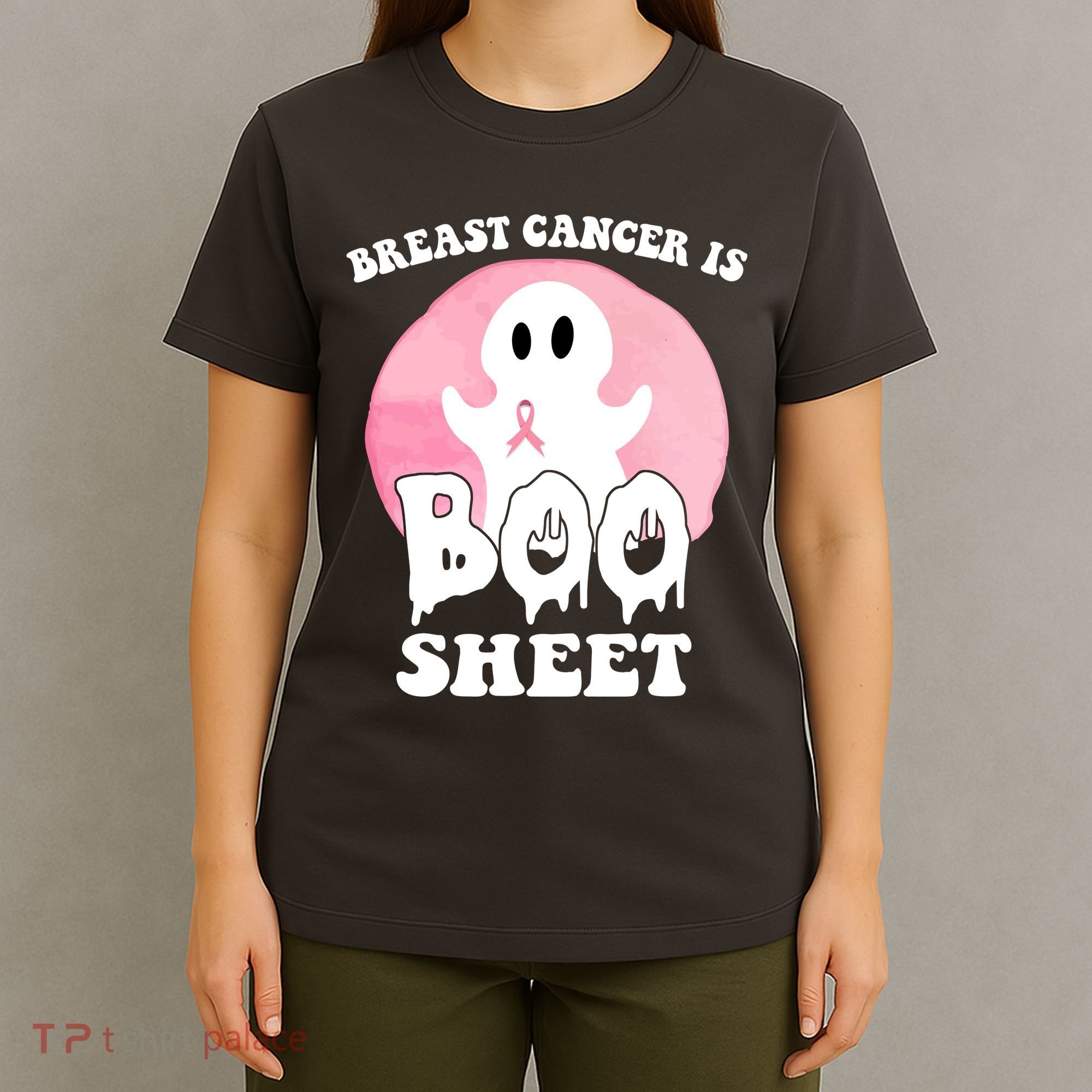 Breast Cancer Is Boo Sheet Funny Ghost T-Shirt
