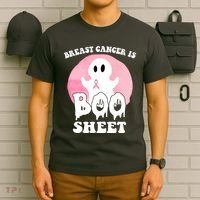 Breast Cancer Is Boo Sheet Funny Ghost T-Shirt thumb 6