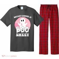 Breast Cancer Is Boo Sheet Funny Ghost Pajama Set thumb 0