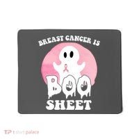 Breast Cancer Is Boo Sheet Funny Ghost Mousepad thumb 0