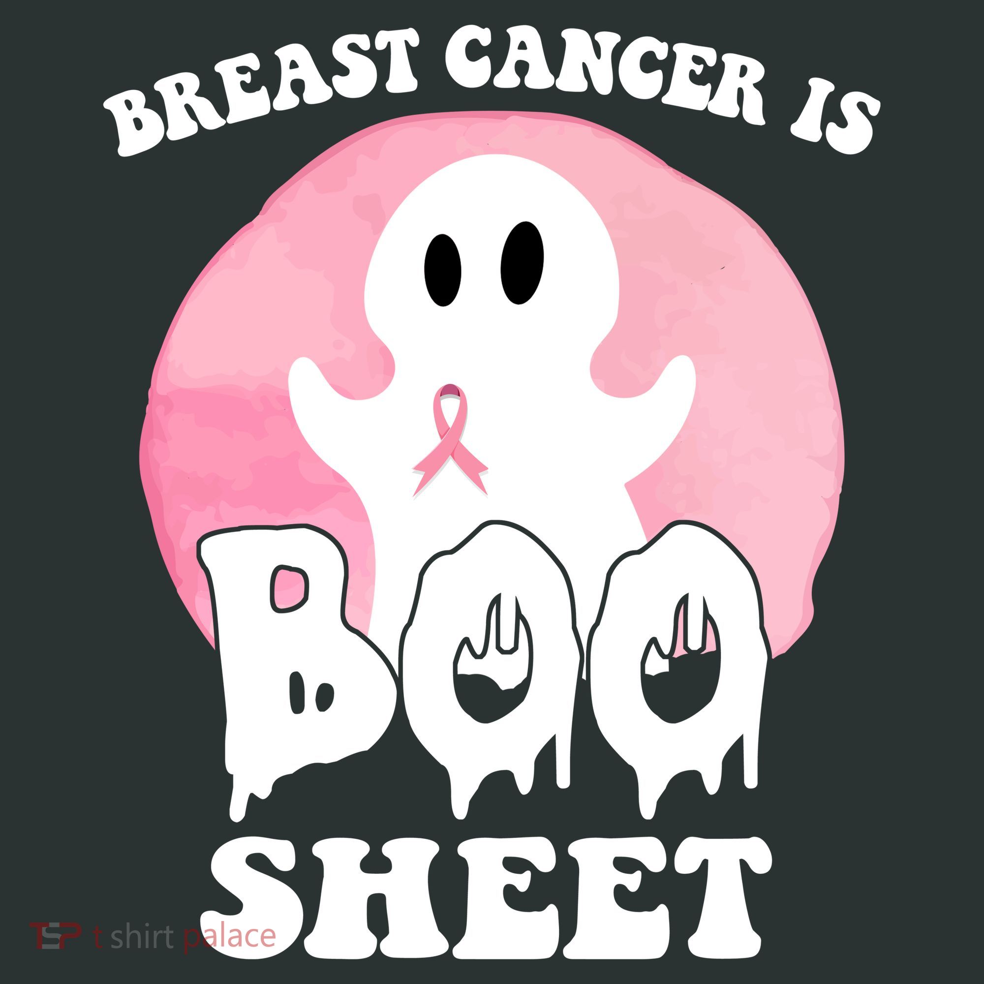 Breast Cancer Is Boo Sheet Funny Ghost Mousepad