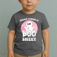 Breast Cancer Is Boo Sheet Funny Ghost Toddler T-Shirt thumb 2
