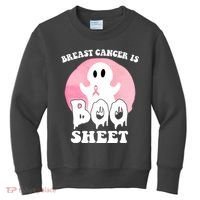 Breast Cancer Is Boo Sheet Funny Ghost Kids Sweatshirt thumb 0