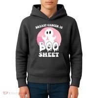 Breast Cancer Is Boo Sheet Funny Ghost Kids Hoodie thumb 4