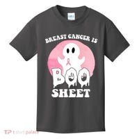 Breast Cancer Is Boo Sheet Funny Ghost Kids T-Shirt thumb 0
