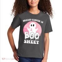 Breast Cancer Is Boo Sheet Funny Ghost Kids T-Shirt thumb 2