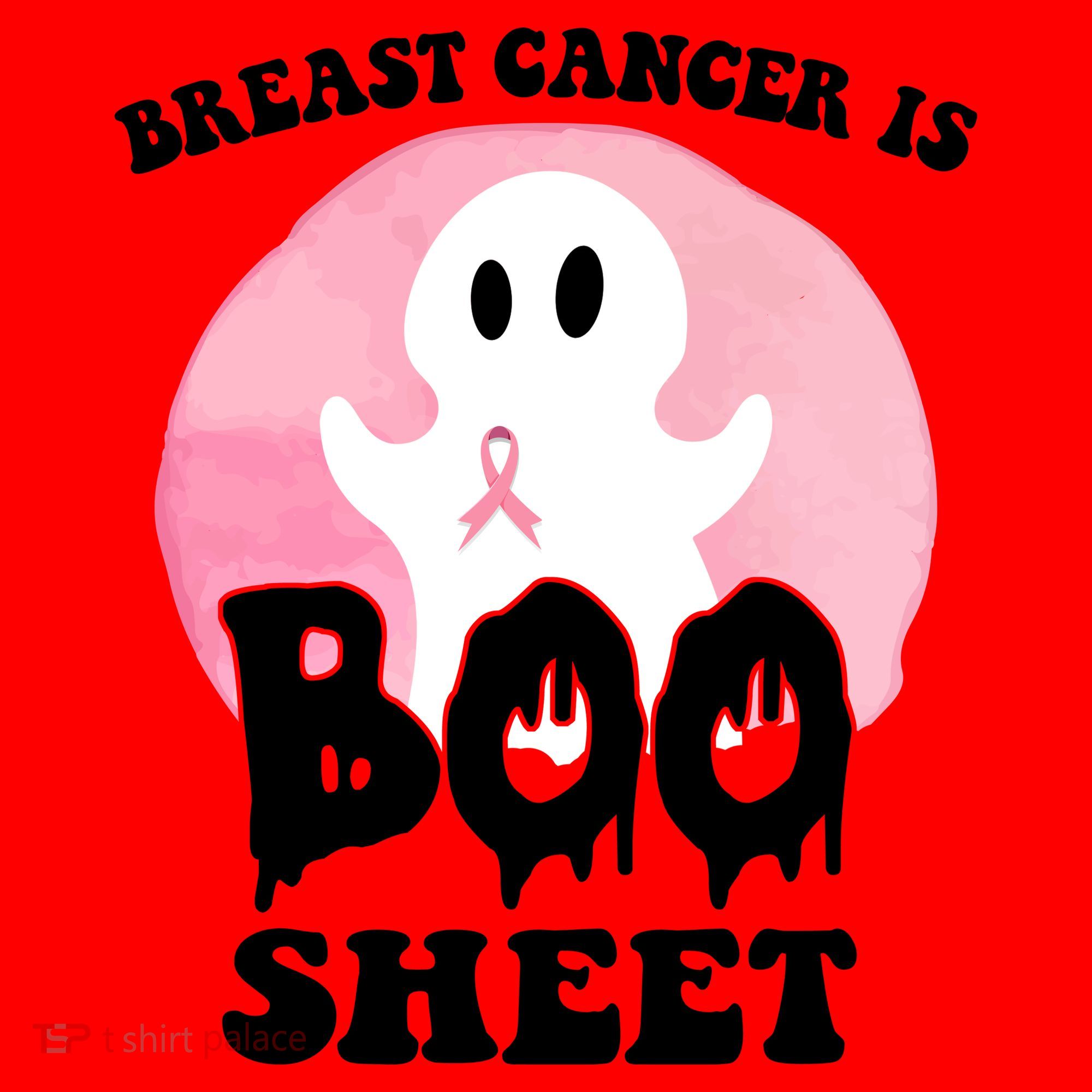 Breast Cancer Is Boo Sheet Funny Ghost Santa Hat