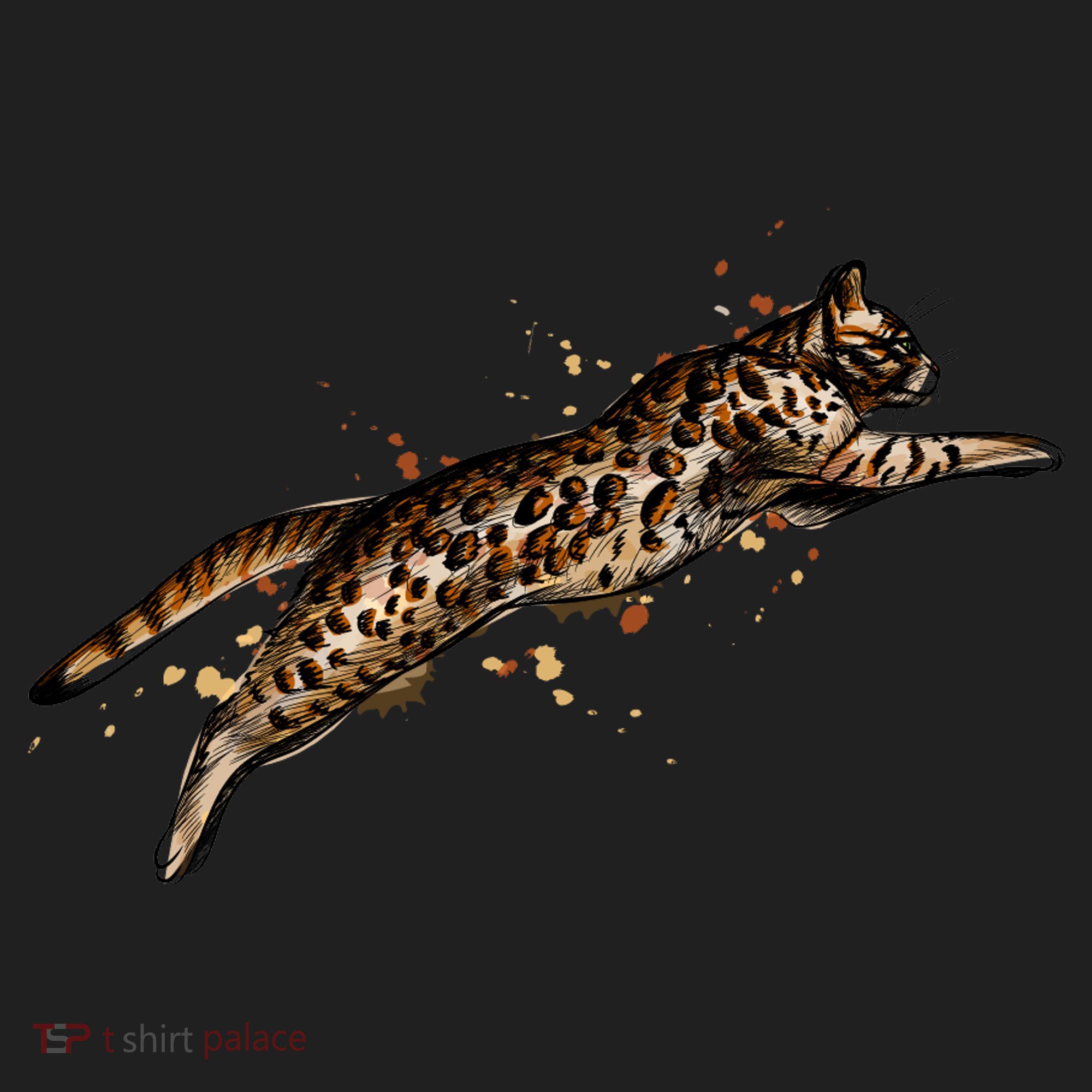 Bengal Cat Jumping From A Splash Women's Sweatshirt
