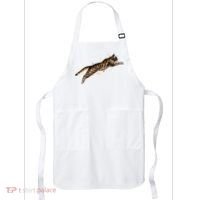 Bengal Cat Jumping From A Splash Apron thumb 0