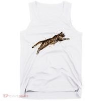 Bengal Cat Jumping From A Splash Tank Top thumb 0