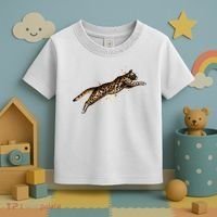 Bengal Cat Jumping From A Splash Toddler T-Shirt thumb 3