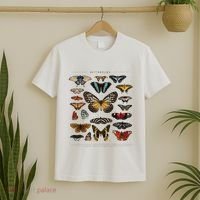 Butterfly Collection Just A Girl Who Loves Butterflies T-Shirt thumb 2