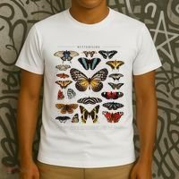 Butterfly Collection Just A Girl Who Loves Butterflies T-Shirt thumb 3