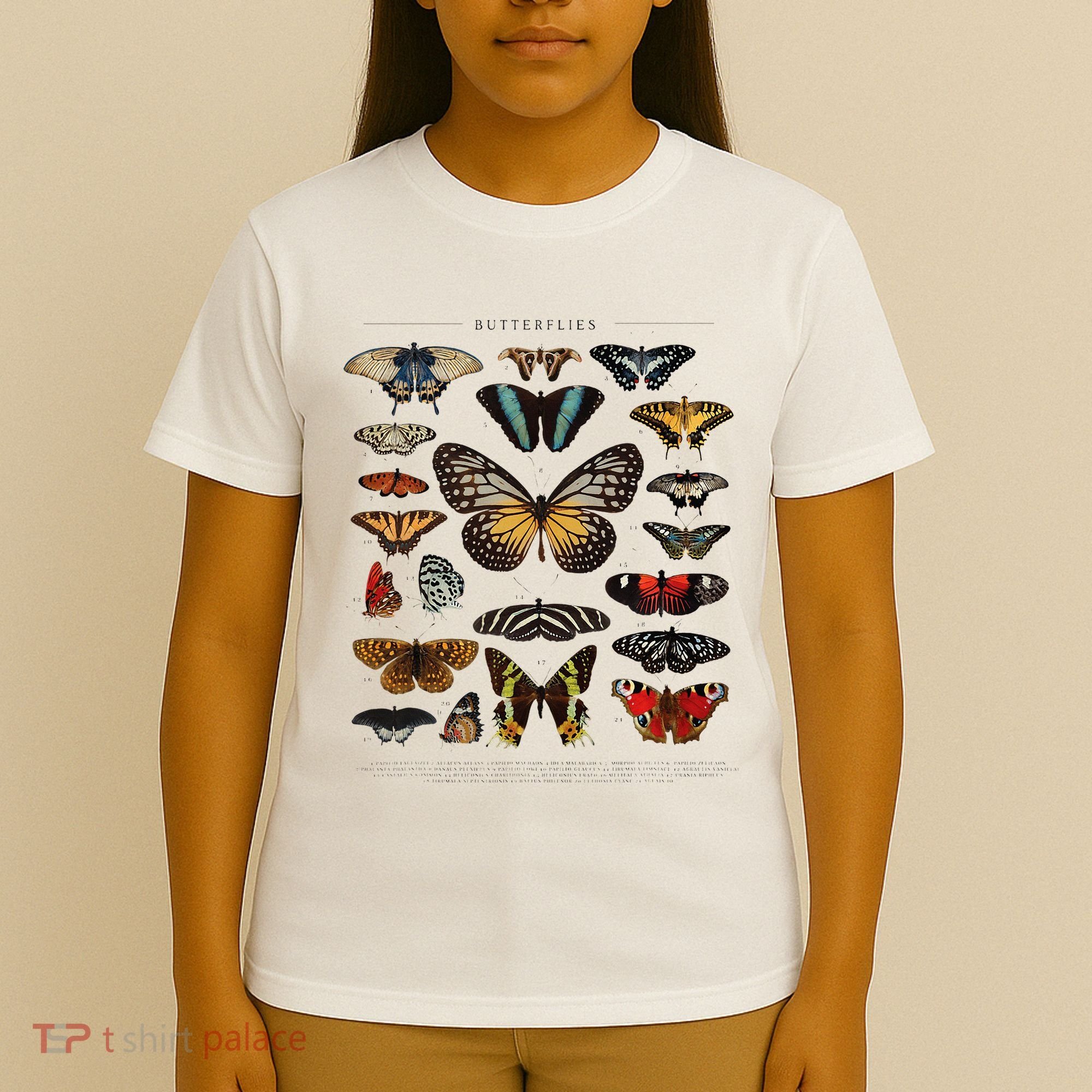 Butterfly Collection Just A Girl Who Loves Butterflies T-Shirt