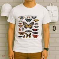 Butterfly Collection Just A Girl Who Loves Butterflies T-Shirt thumb 6