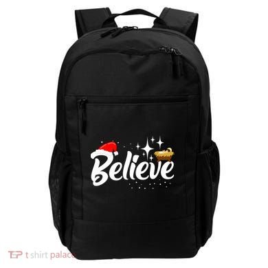Believe Christmas Jesus Christmas Gift Backpack