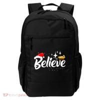 Believe Christmas Jesus Christmas Gift Backpack thumb 0